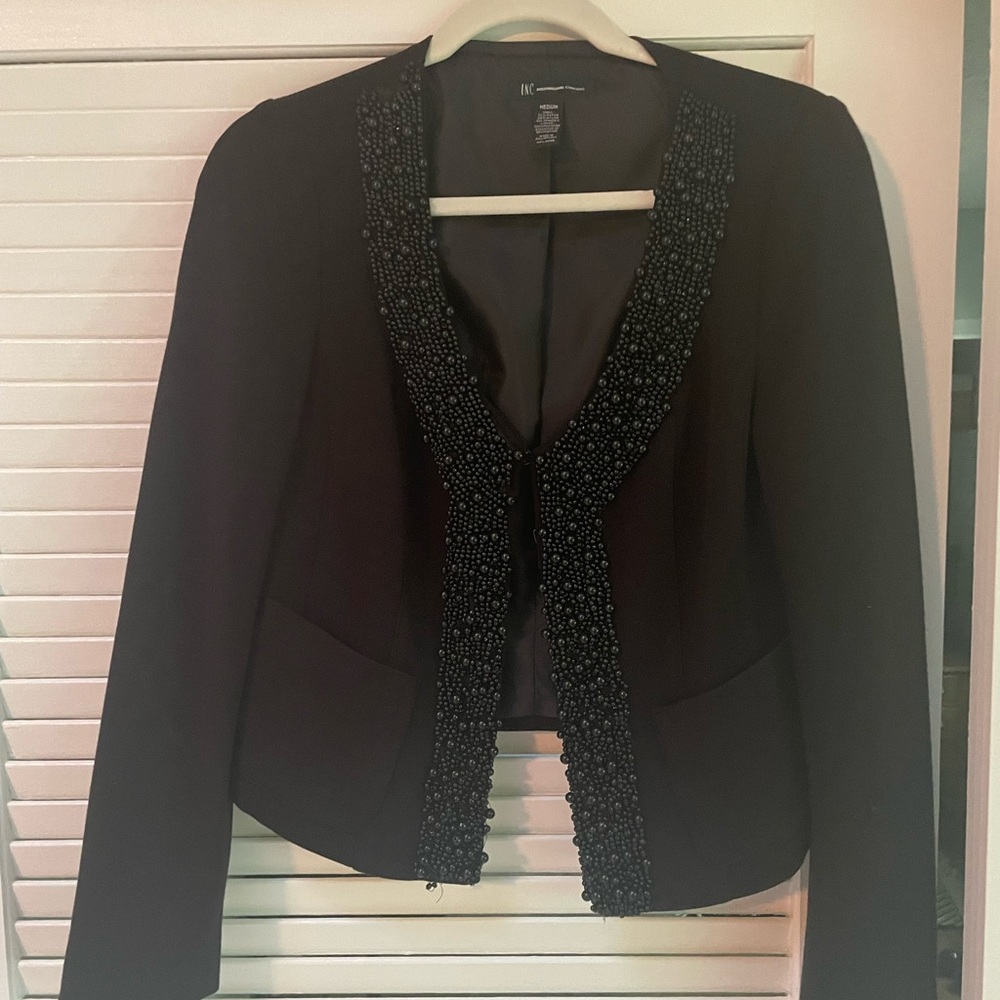 Black beaded jacket